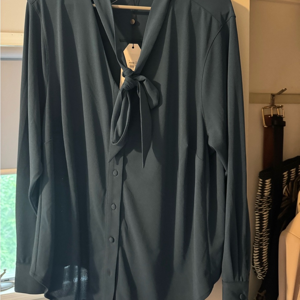 NWT- Universal Standard Deep Sea Blue Shirt